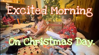 Excited Morning on Christmas Day/ Open Gift With Cousin/ បើកកាដូជាមួយបងជីដូនមួយនៅថ្ងៃបុណ្យណូអែល