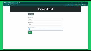 #3 Edit and Update data in Django | Django Crud