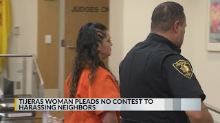 Tijeras woman pleads no contest to 3 felony charges