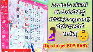 CALENDAR METHOD OF CONCEPTION|How to know OVULATION TIME|TIPS TO GET BABY BOY BY CALENDAR METHOD