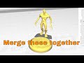 How to Combine and Merge Multiple STL Files for 3D Printing in Cura using Autodesk Meshmixer