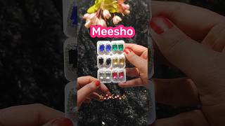 Meesho 6 Pair Of Earrings 🥹💞🥰 #shorts #meesho #meeshofinds #meeshohaul #unboxing