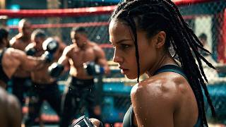 [Prison Film] Bully Harasses New Inmate—KO’d by Female Boxer in One Punch!