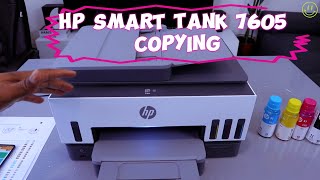 How To Copy Your Document With HP SMART Tank 7605 Printer