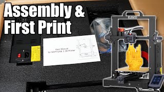 Assembly & First Print On The Elegoo Neptune 3 3d Printer