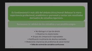 Salud mental en mujeres que interrumpen legalmente el embarazo en CDMX