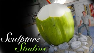 Giant Coconut by Sculpture Studios