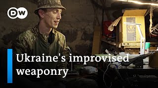 How Ukraine's troops are forced to use improvised weapons on the frontline | DW News