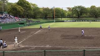 ２０１７春季高校野球兵庫県大会３回戦　須磨翔風ｖｓ報徳学園　８回裏　報徳学園 ３番小園選手逆転タイムリー！