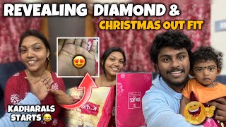 😂 Ayyo கதறல் ஆரம்பம் 🔥 REVEALING Our Diamond \u0026 Christmas Out Fit 😍 | JeSuFamily