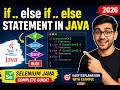 182. if .. else if .. else statement in Java (Selenium Java 2026)