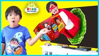Ryan's World Giant Surprise Toys Delivery from Superhero Ryan Red Titian!!!