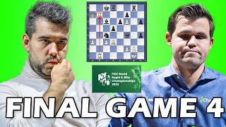 Magnus Carlsen vs Ian Nepomniachtchi | World Blitz Championship 2024, Final Game 4