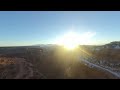 vr180 winter sunrise from 1 000 foot mesa 4k 3d