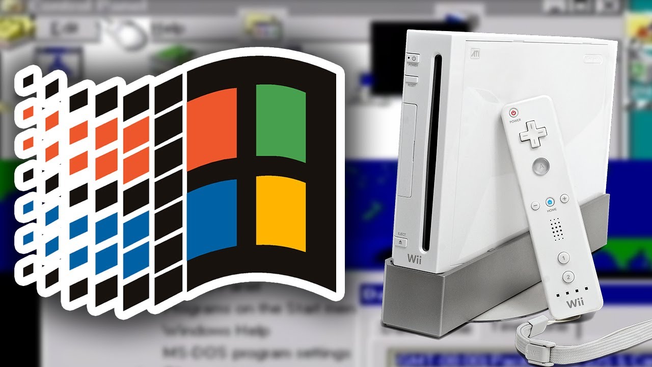 Installing Windows 95 On The Nintendo Wii! - YouTube