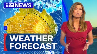 Australia Weather Update: Showers and winds set for the country’s south-east | 9 News Australia