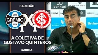 ENTREVISTA COLETIVA DE GUSTAVO QUINTEROS | GRÊMIO 1x1 INTER | BALANÇO FINAL | 08/02/2025