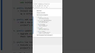 Master Poetry: 5 Essential Commands for Python Dependency Management #Poetry #Python
