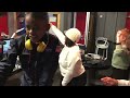 dj arch jnr rocking 5fm weekend breakfast show.