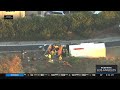 Big rig overturns in Long Beach