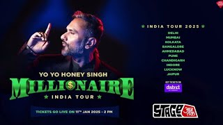 Teaser : Millionaire Concert l  Yo Yo Honey Singh l Ticket live on 11th Jan