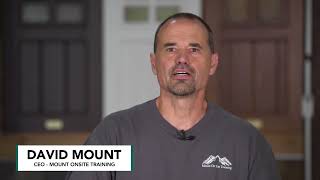 Mount Onsite Training Informational Video