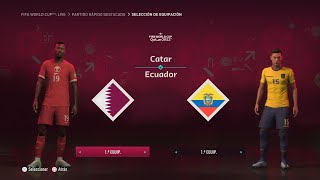 Copa Mundial de la FIFA Catar 2022 - CATAR   VS   ECUADOR -Face de grupos - Grupo A