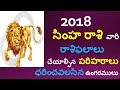 Yearly leo rasi  phalalu 2018 2019 in telugu|simha rasi phalalu 2018-2019 in telugu,|V Prasad HIT