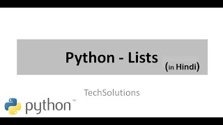 Python Lists (in Hindi) || Learn Python || python programming for Beginners( Tutorial)