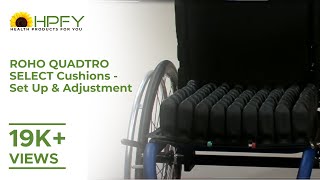 ROHO QUADTRO SELECT Cushions - Set Up & Adjustment | How to use Air Cell Wheelchair Cushions?