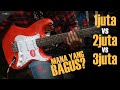 Perbandingan Gitar Strato -  1Juta vs 2Juta vs 3Juta