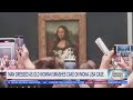 Man Dressed As Old Woman Smashes Cake On Mona Lisa | Rush Hour