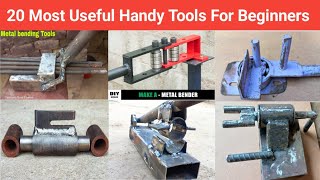 20 Most Useful Handy Tools For Beginners / DIY Metal Tools / Metal Bending Ideas