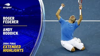 Roger Federer vs. Andy Roddick Extended Highlights | 2006 US Open Final