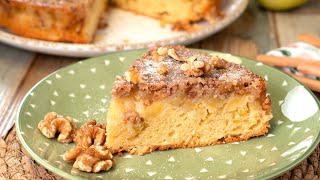 Todos enloquecen al probar esta Tarta de Manzana y Nueces‼️ Jugosa y muy Tierna