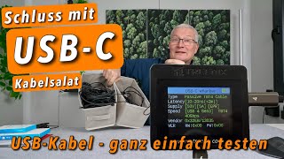 USB-Kabel richtig testen: Daten, Power, eMarker erklärt | Treedix Kabeltester