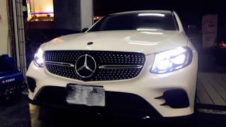 【INND】賓士 BENZ GLC 300 升級原廠歐規雙魚眼LED頭燈