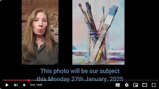 JANINE GALLIZIA Watercolour LIVE 27th Jan. Master tonal values and colour to improve COMPOSITIONS!!