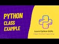 05. Python Class Example | OOPs Concepts in Python