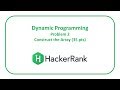 HackerRank Dynamic Programming 2 - Count the Array (35 pts)