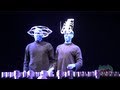 Blue Man Group does Lady Gaga "Bad Romance" at Universal Orlando