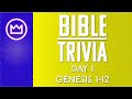 Bible Quiz - Genesis 1-12 - (90 Day Bible Program, Day 1)