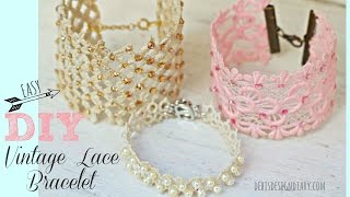 DIY Lace Jewelry