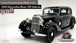 1936 Mercedes-Benz 230 Saloon - SOLD! - Consignments at Classic Auto Mall #classicautomall