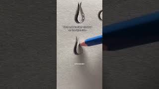 How to draw water droplets (Easy) #shorts