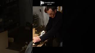 Flattening a spruce violin top billet before jointing #shorts