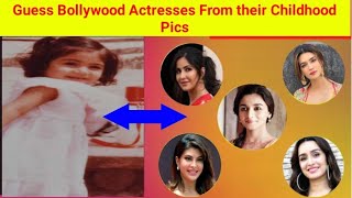 Check Your guessing Power !  with Bollywood actresses childhood pics  Alia Bhatt Jequeline Fernandez