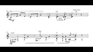 Eric Pénicaud - Sky My Tango! for Guitar (1995) [Score-Video]