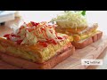 making really delicious cabbage toast 양배추 토스트 만들기