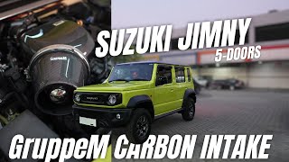 Suzuki Jimny 5 Doors - Upgrade Gruppe M Carbon Intake || Suara Gahar, Power Gain Mantap